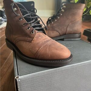 Thursday Boot Co. Arizona Captain Brown Leather Boots, size 9, NIB. Never worn.